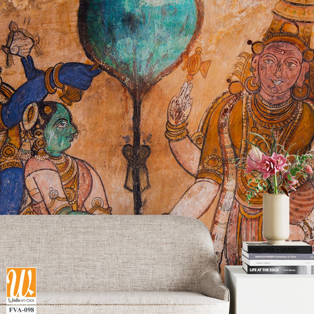 Mural painting of Lord Rama Wallpaper [WP-FVA-098]