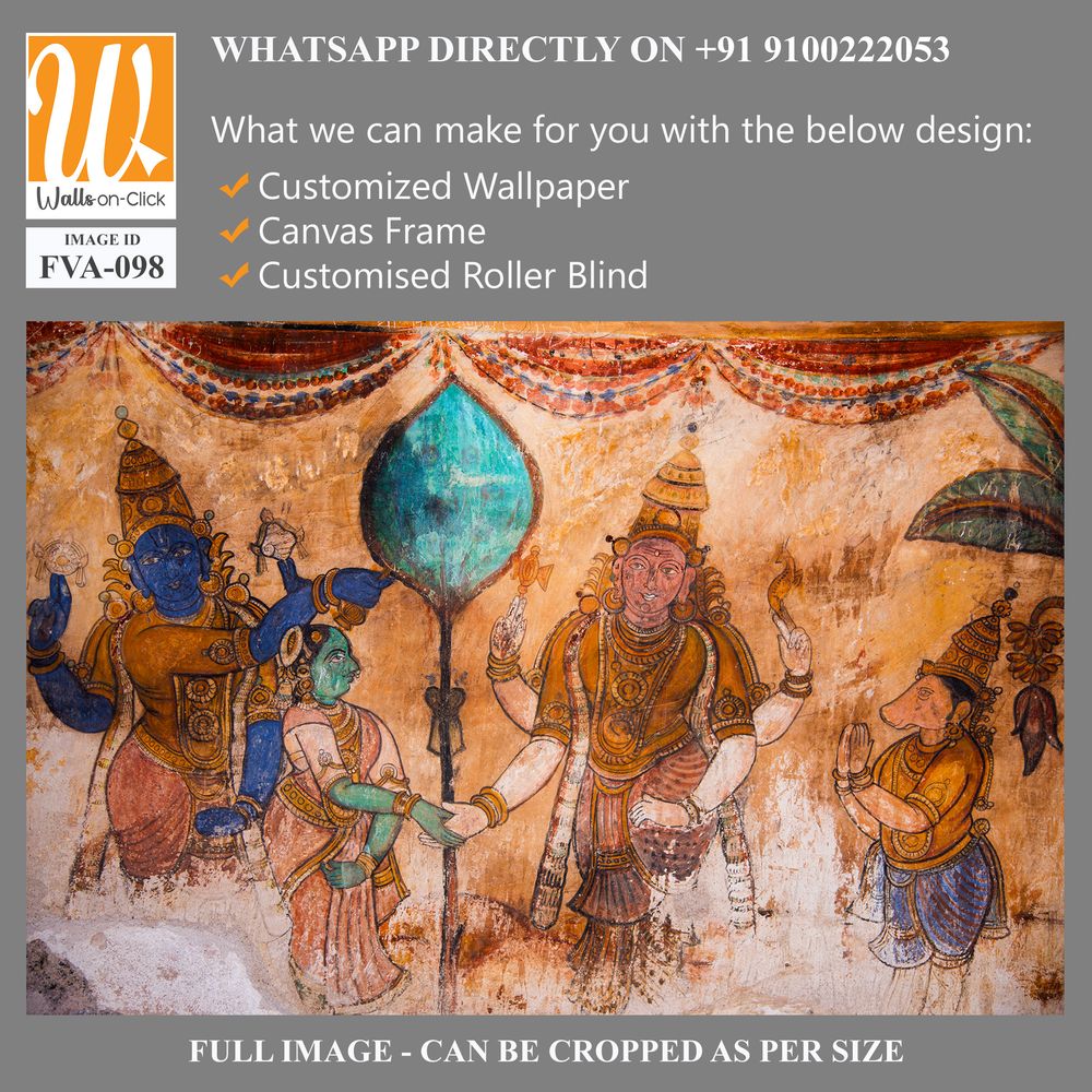 Mural painting of Lord Rama Wallpaper [WP-FVA-098]