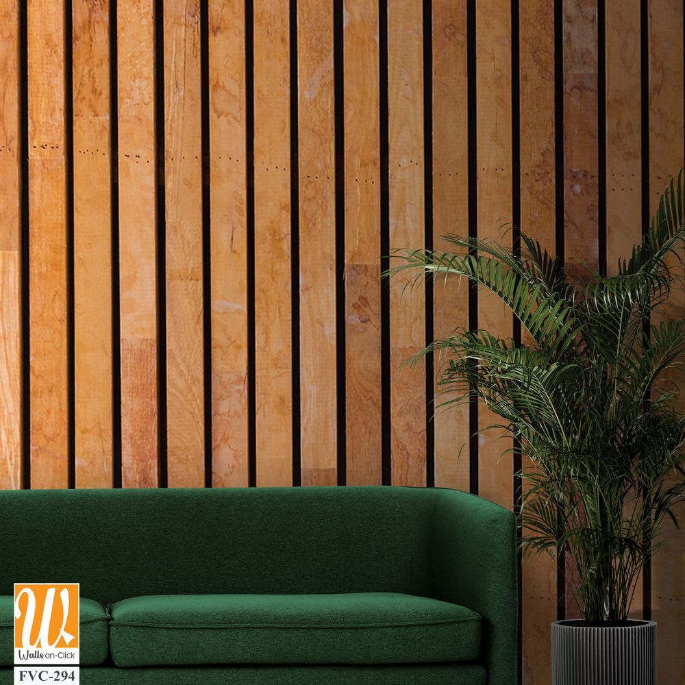 Wooden slat wall background Wallpaper [WP-FVC-294]