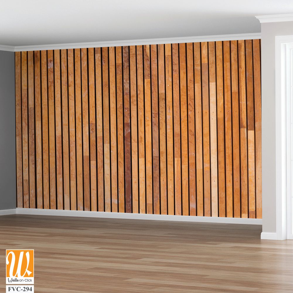 Wooden slat wall background Wallpaper [WP-FVC-294]