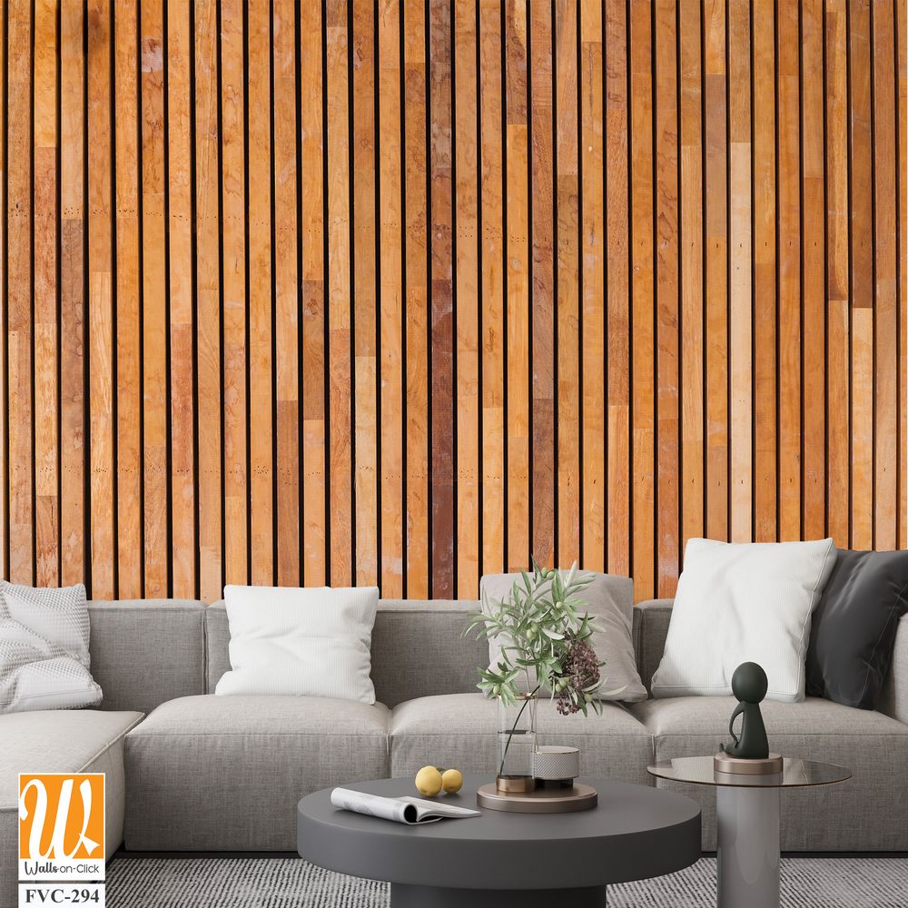 Wooden slat wall background Wallpaper [WP-FVC-294]