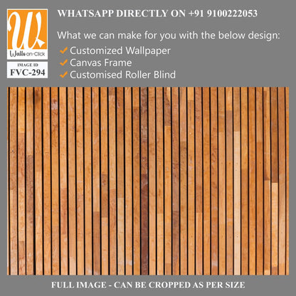 Wooden slat wall background Wallpaper [WP-FVC-294]