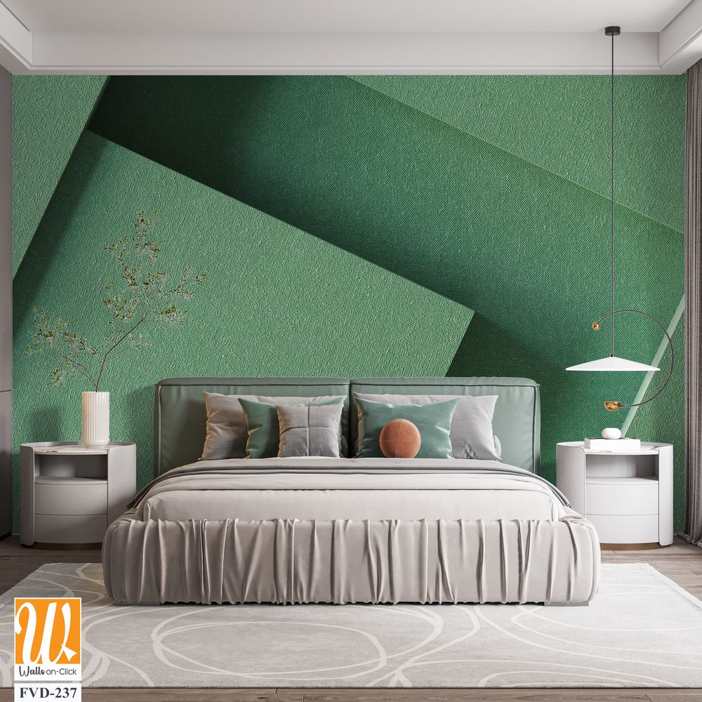 Green color geometric design [WP-FVD-237]