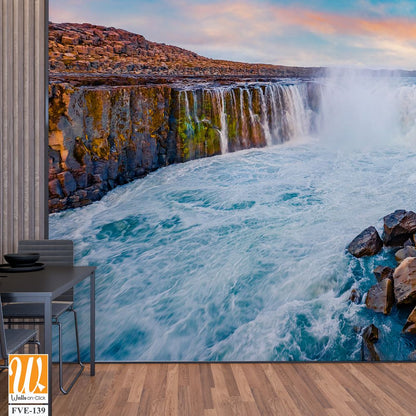 Majestic Selfoss waterfall in Iceland [WP-FVE-139]