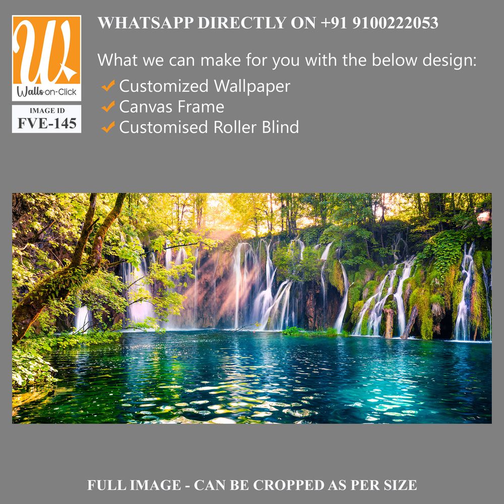 Plitvice Waterfalls showcasing the mesmerizing waterfalls [WP-FVE-145]