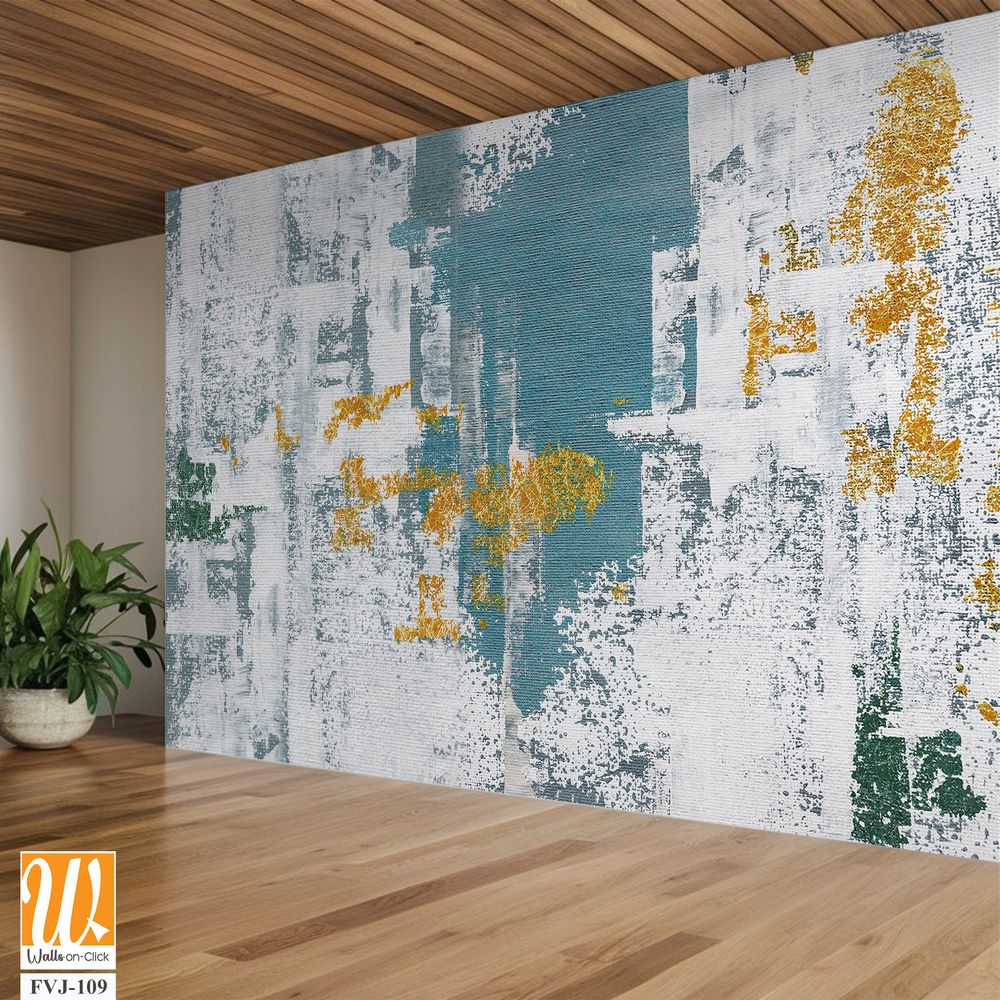 Abstract design with a distressed and worn texture [WP-FVJ-109]