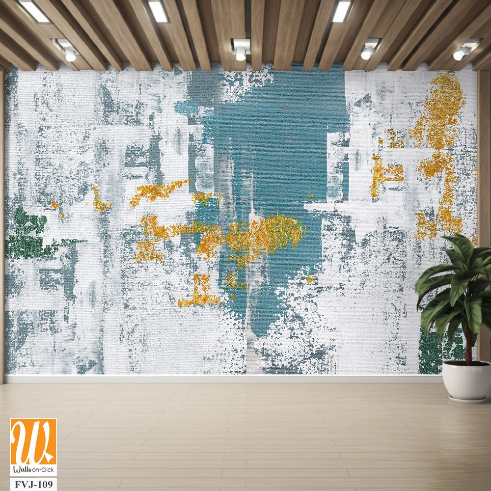 Abstract design with a distressed and worn texture [WP-FVJ-109]