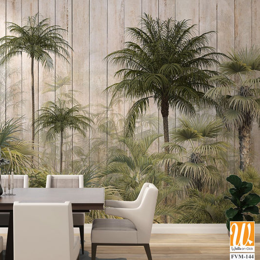 Wall mural depicting a dense jungle [WP-FVM-144]