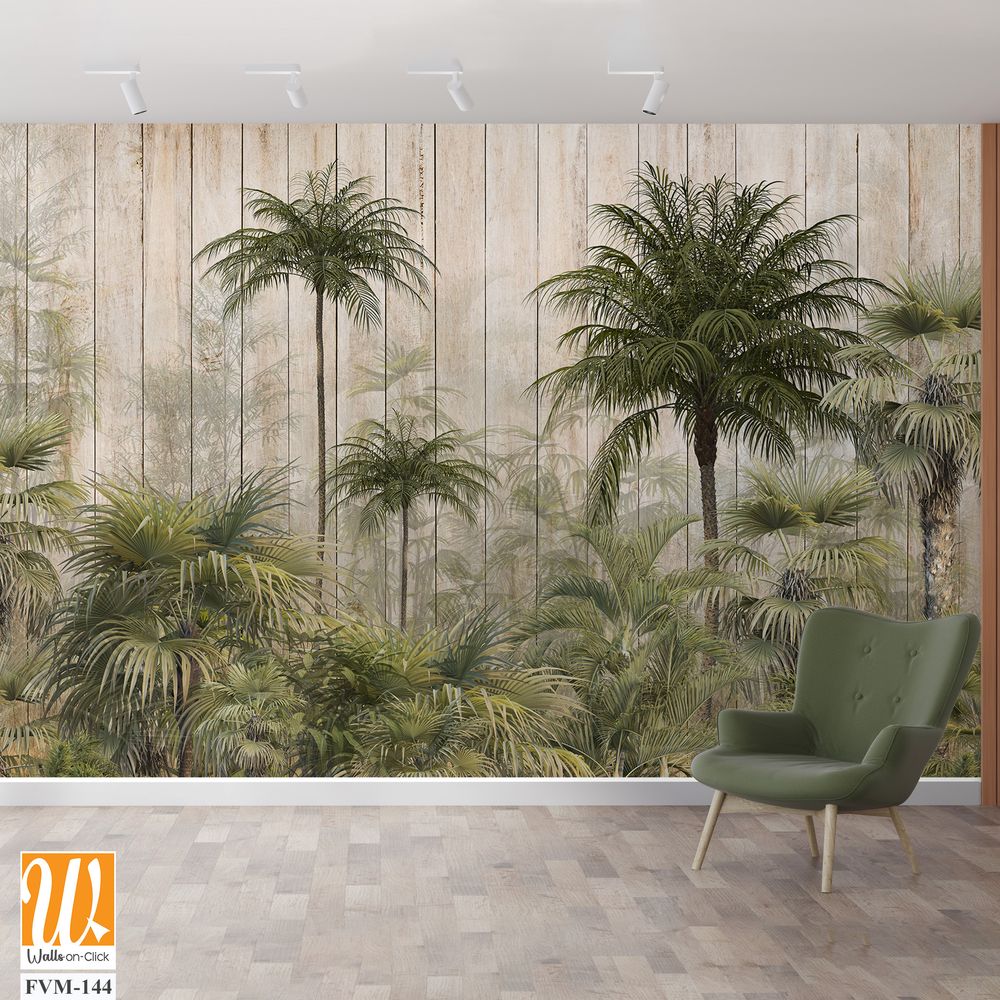 Wall mural depicting a dense jungle [WP-FVM-144]