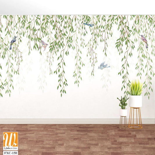 Willow tree branch hanging down Wallpaper [WP-FXC-150]