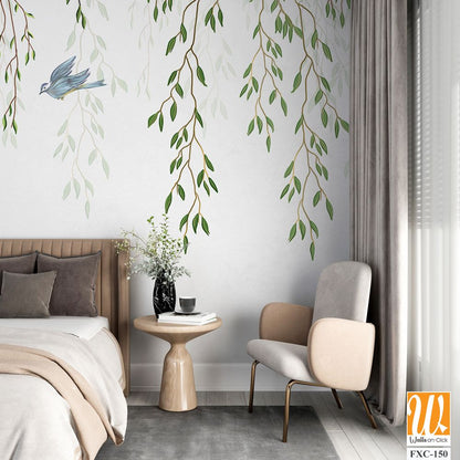 Willow tree branch hanging down Wallpaper [WP-FXC-150]