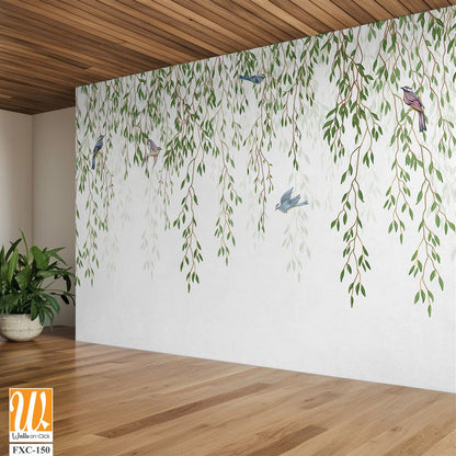 Willow tree branch hanging down Wallpaper [WP-FXC-150]