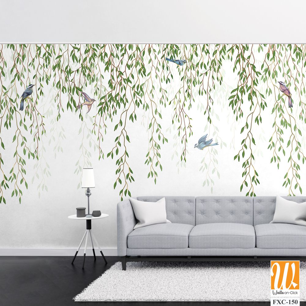 Willow tree branch hanging down Wallpaper [WP-FXC-150]