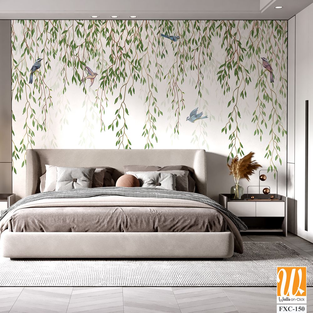 Willow tree branch hanging down Wallpaper [WP-FXC-150]