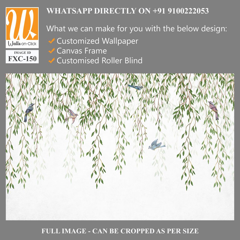 Willow tree branch hanging down Wallpaper [WP-FXC-150]