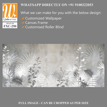 Modern luxury botanical plants and palm leaves Wallpaper [WP-FXC-290]