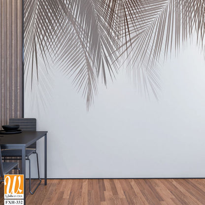 Tropical leaves design for digital print wallpaper [WP-FXH-332]