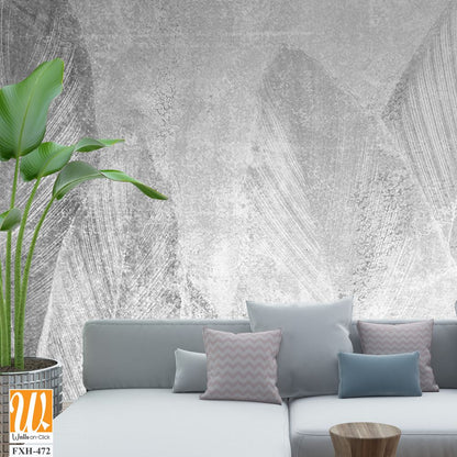 Tropical leaves and Trees Wallpaper design - 3D illustration [WP-FXH-472]